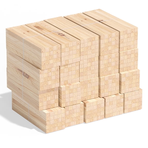 Greenes Fence Kiln-Dried Pine Wood Kindling, 500 Pieces