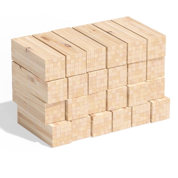 Greenes Fence Kiln-Dried Pine Wood Kindling, 600 Pieces