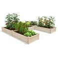 thumbnail image 1 of Greenes Fence Original Pine Raised Garden Bed, U-Shaped 8' x 8' x 10.5", 1 of 8