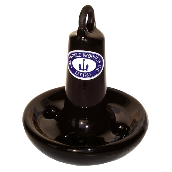 Greenfield 510B Vinyl Coated Mushroom Anchor - Black, 10 lb.