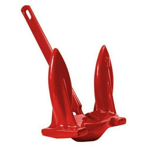 Greenfield G7R-920RD Navy Style Boat Anchor Vinyl 20Lb Red