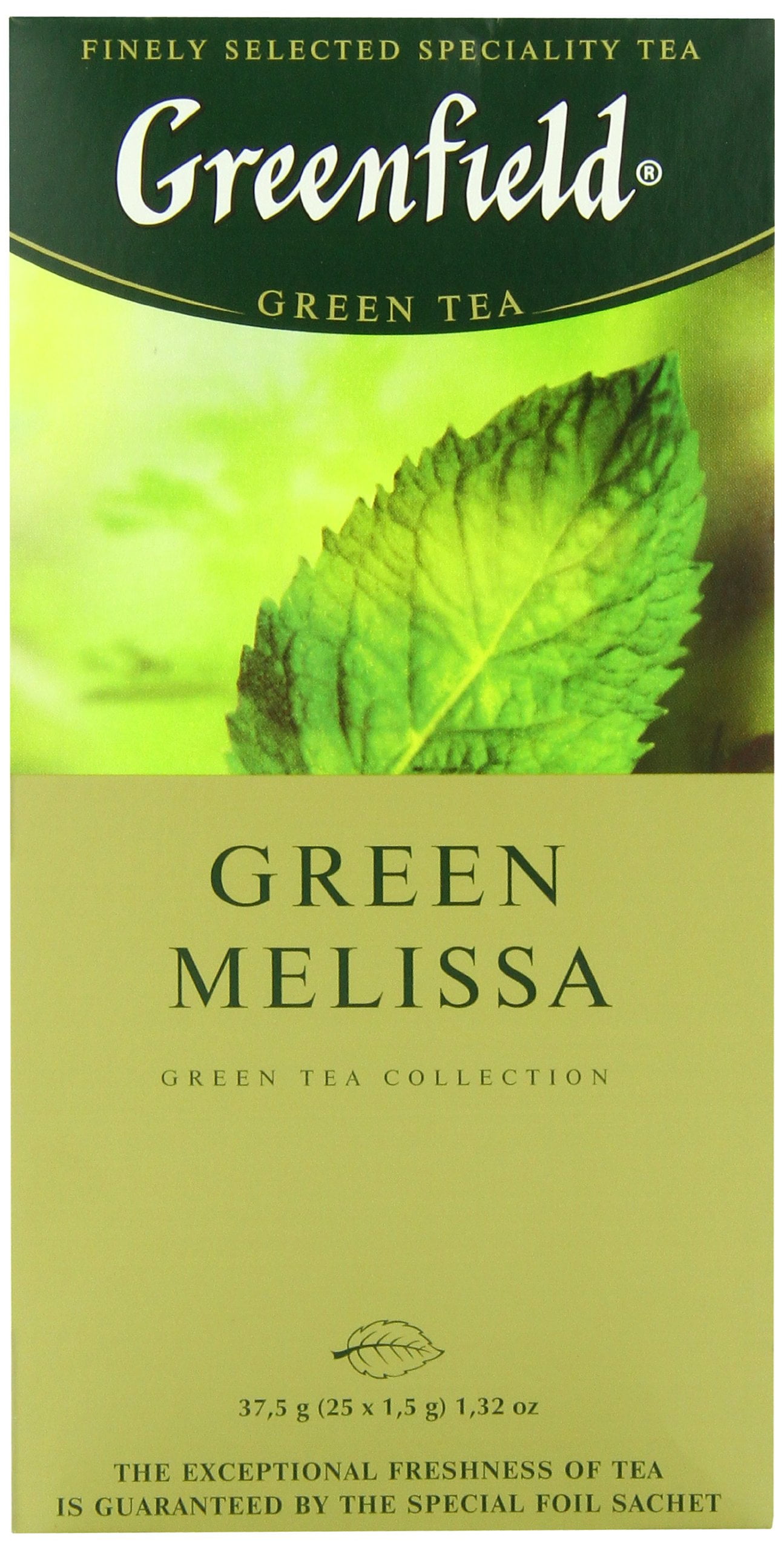 Greenfield Green Melissa Green Tea Fruit & Herbal Collection 25 Teabags
