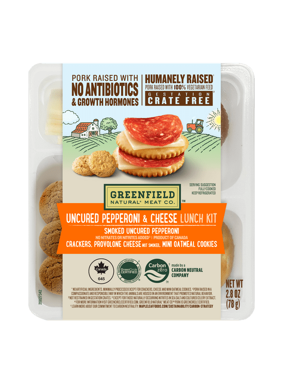 Greenfield Natural Meat Co. Sliced Pepperoni Stacker Lunch Kit, 2.75 oz, 1 Count