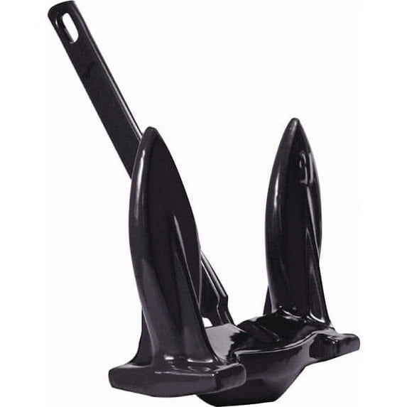 Greenfield Navy Anchor, 10 Lb, Pvc Coated Black 910B