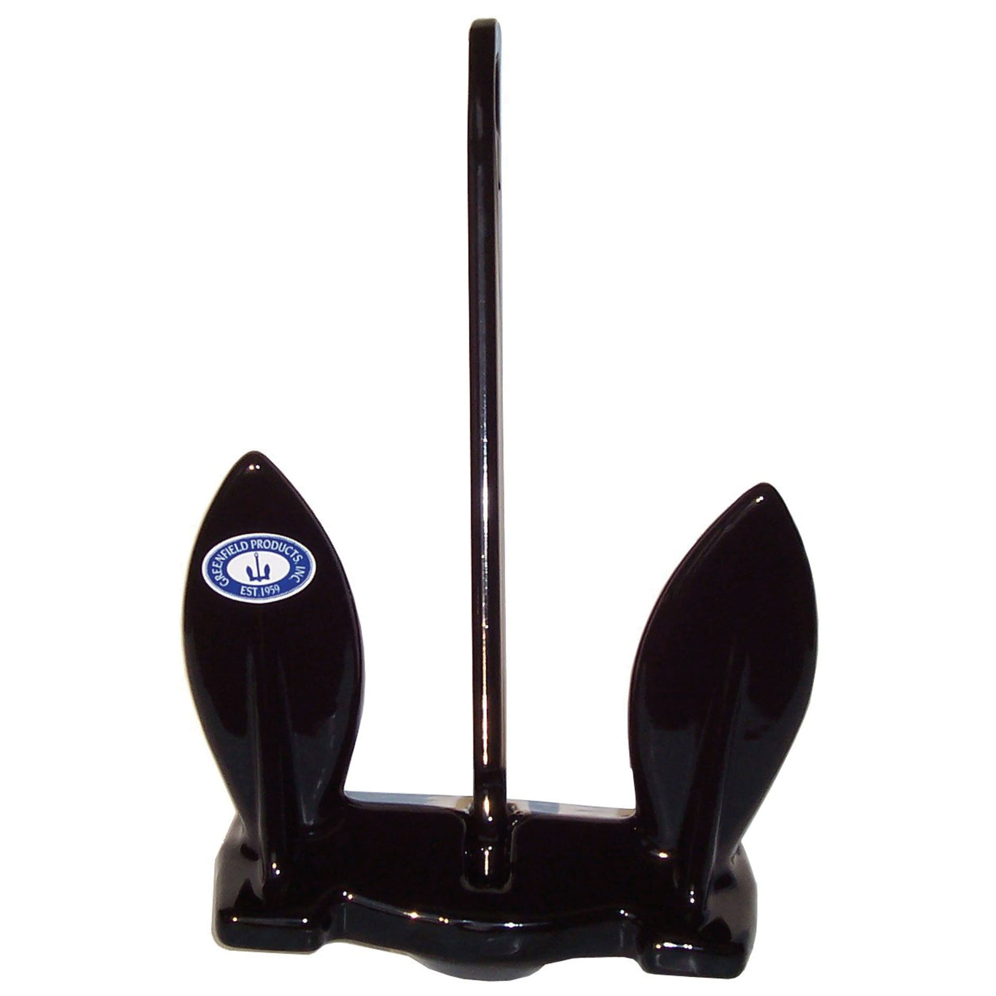 New Navy Anchor greenfield Products 928-b Weight 28 lbs. Boat Size Up to 28' Vinyl Coated Finish Black