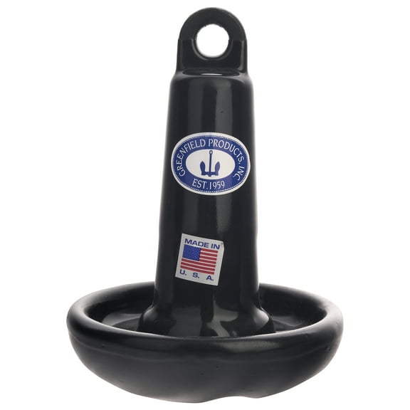 Greenfield Products Black PVC Coated 10 lb Mushroom Anchor