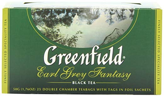 Greenfield Tea, Earl Grey Fantasy, 25 Count - Walmart.com