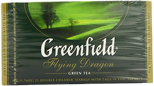 Green Fly Tea Greenfield Tea, Flying Dragon, 25 Count - Walmart.com