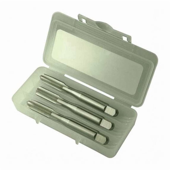 3pc HSS Taper,Plug & Bottoming Hand Tap Set HTGP Greenfield Threading Bright 3-Flute GH2 No 2-56UNC
