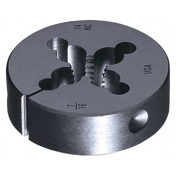 Greenfield Threading Round Threading Die,1-1/4"-12,HSS 402969