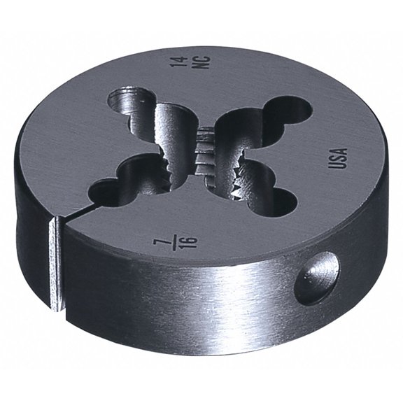 Greenfield Threading Round Threading Die,3/8"-16,HSS 402043