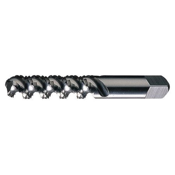 GREENFIELD THREADING 368097 Spiral Flute Tap, 1/2"-20, Bottoming, UNF, 3 Flutes, Bright