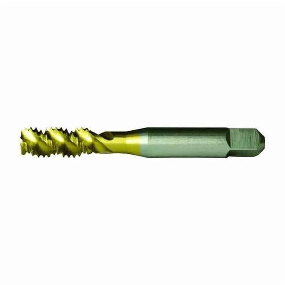 Spiral Flute Tap, 1/4"-20, Bottoming, UNC, 3 Flutes, TiN 367913
