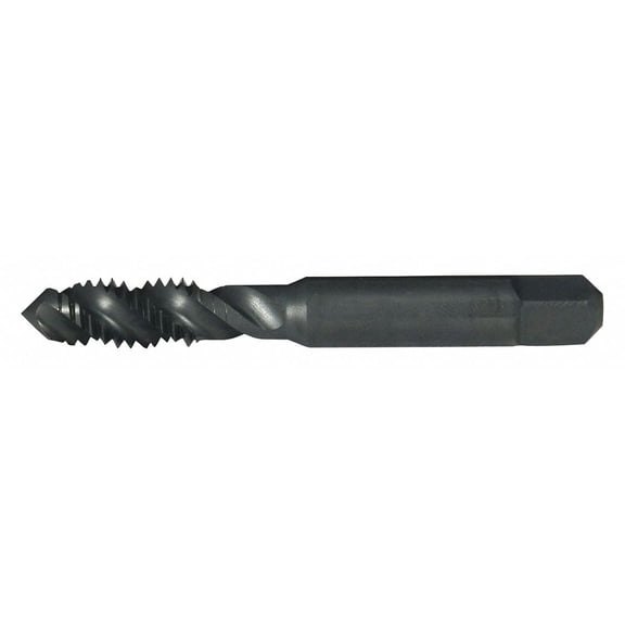 Greenfield Threading Spiral Flute Tap,1/4"-28,HSS  282351