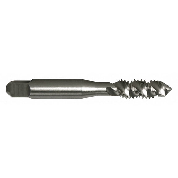 Greenfield Threading Spiral Flute Tap,M6x1.00,HSS 366150