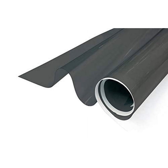 Greenfilm Static Cling Window Tint 20% Easy DIY for Home, Automotive, and Residential, No Glue, Removable, Privacy Dark Smoke (48" x 212")