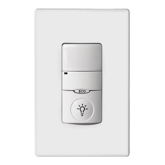 Cooper Greengate ONW-P-1001-MV Occupancy Sensor Pir Wall Switch 120/277 Dimmer White