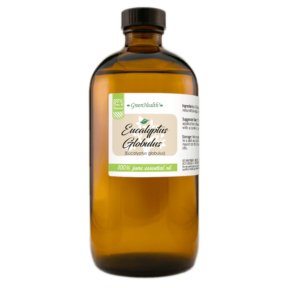 GreenHealth Eucalyptus Essential Oil, 16 fl oz (473 mL), 100% Pure Eucalyptus Globulus Oil for Aromatherapy, Diffusers, DIY Projects & Home Fragrance
