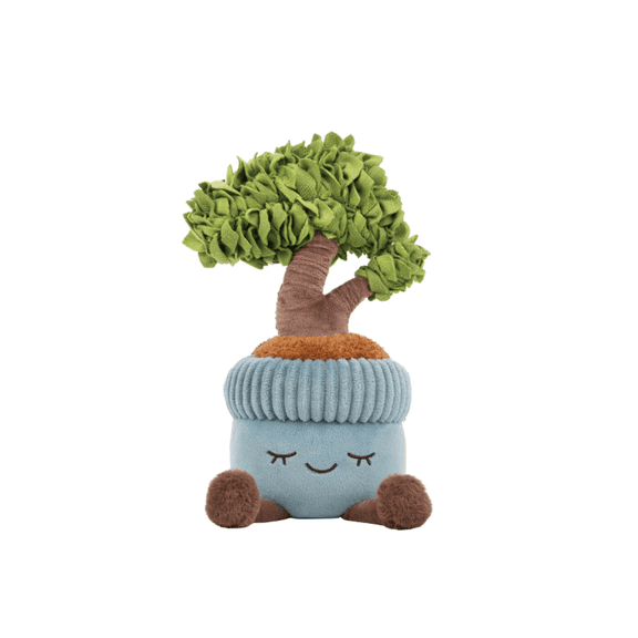 Greenhouse 9.8 Inch Green Bonsai Tree Recycled Stuffed Plush Toy