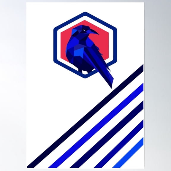 Greenhouse Academy Raven Poster Wall Art, Modern Wall Decor For Living Room Bedroom, 16x24 UNFRAMED
