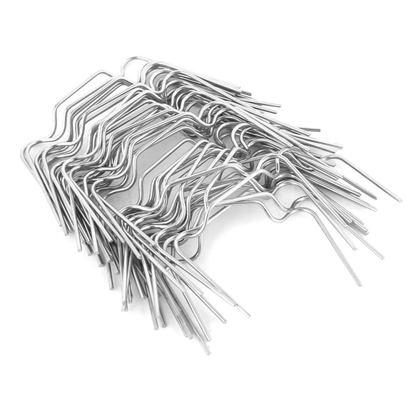 Greenhouse Accessory 50pcs Stainless Steel Greenhouse Glazing Clips with Spring Buckle, sturdy Easy to Install Secure Clips, for All Kinds of Greenhouse Accessory