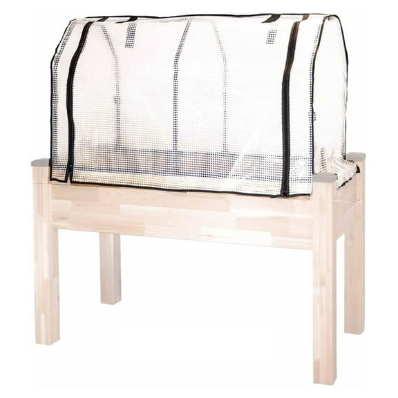 Greenhouse Cover 43" L x 22" W x 24" H, Provides Microclimate for Healthy Plants, Includes Frame & Cover, Planter NOT Included, Cover Only