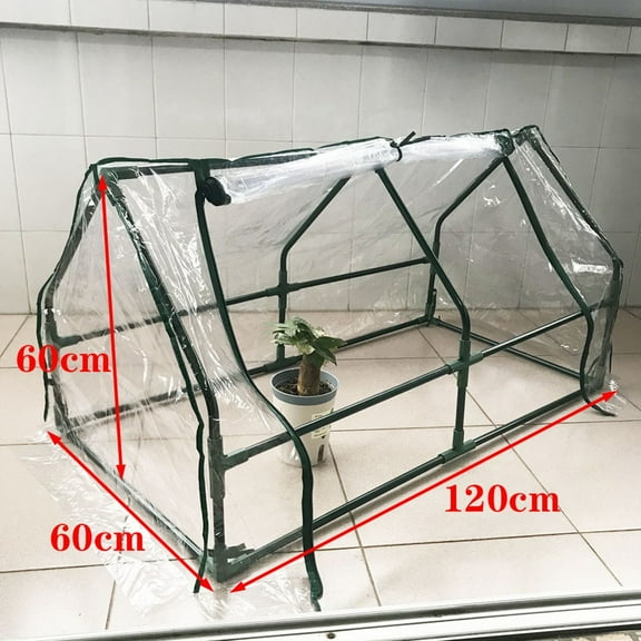 Greenhouse Flower Garden Pointed Transparent Cover 180X90Cm，120X60Cm.