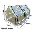 thumbnail image 1 of Greenhouse Flower Garden Shed Frame Tunnel Green House 180x90cm，120x60cm., 1 of 7