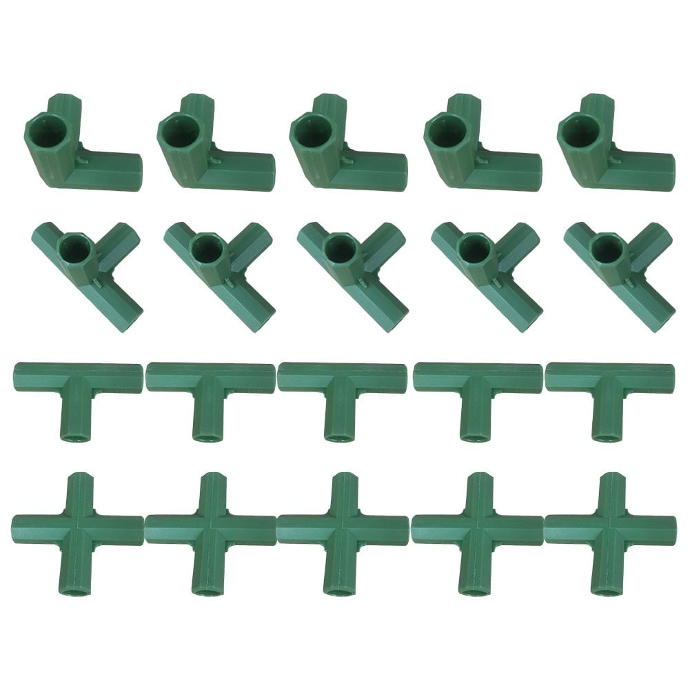 Greenhouse Frame Connectors 11Mm Heavy Duty Pp Plastic Support Fittings ...