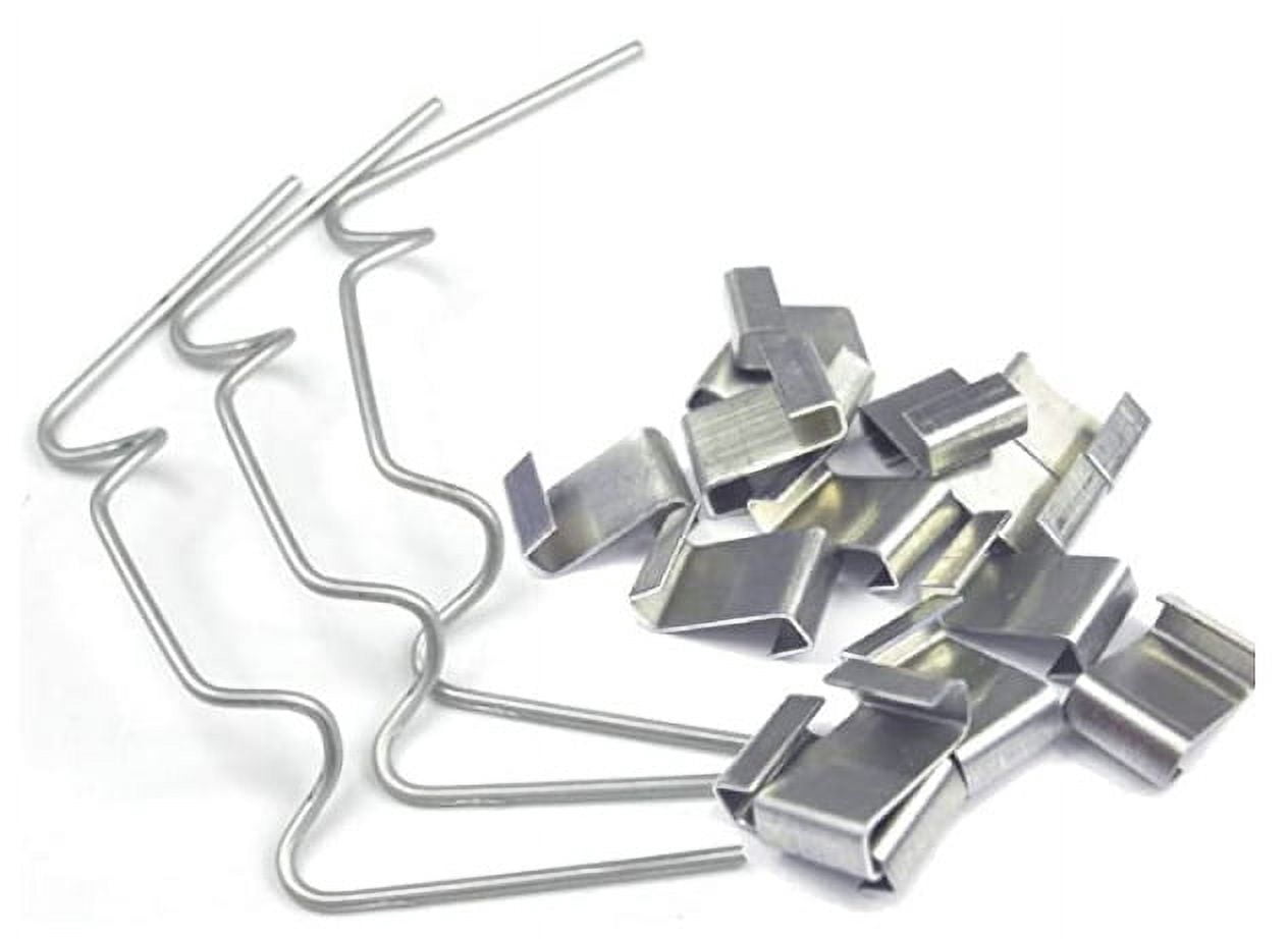 Greenhouse Glazing Clips Glass Pane Fixing Stainless Steel Overlap Z