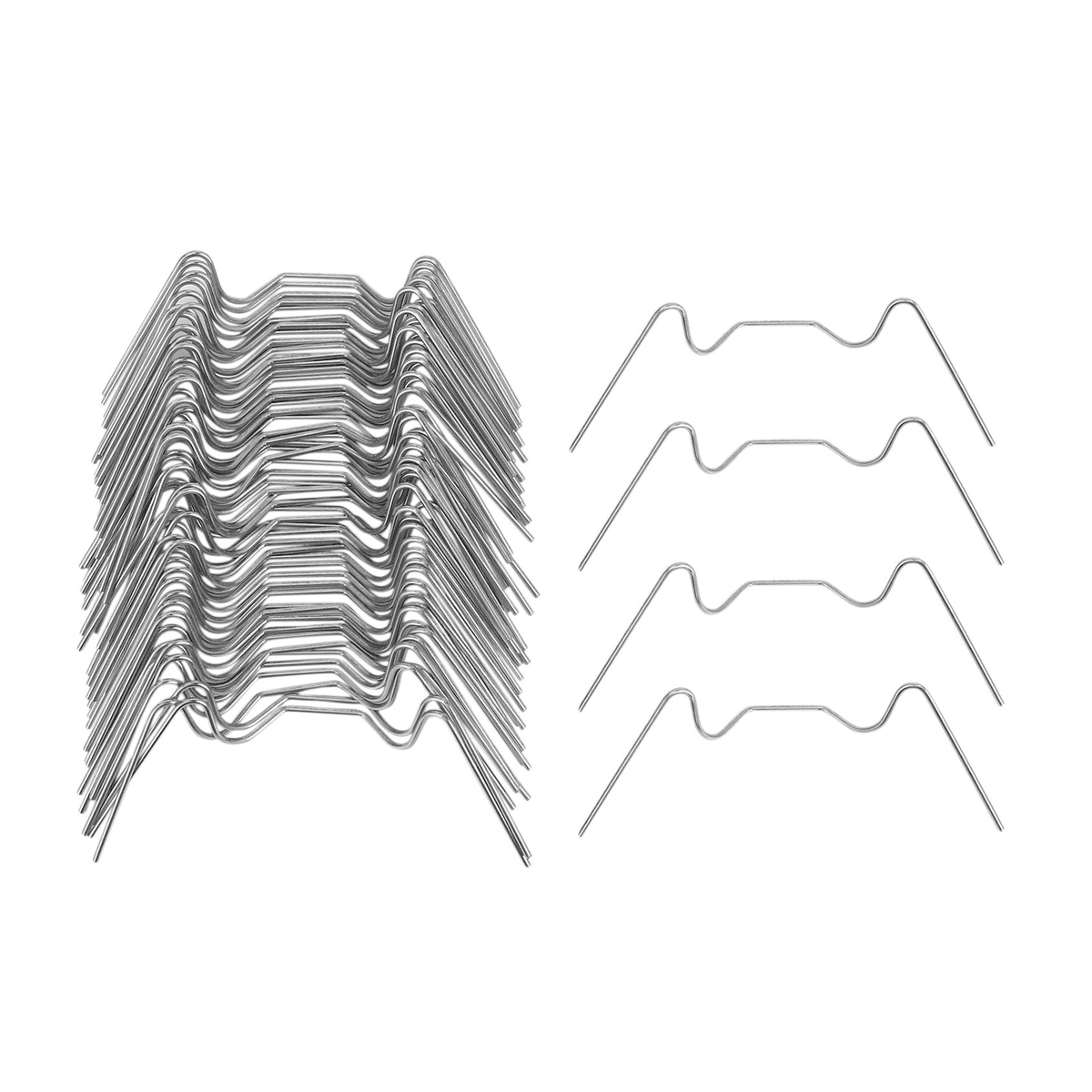 Greenhouse Glazing Clips, Stainless Steel W Type Clips Leaf Spring