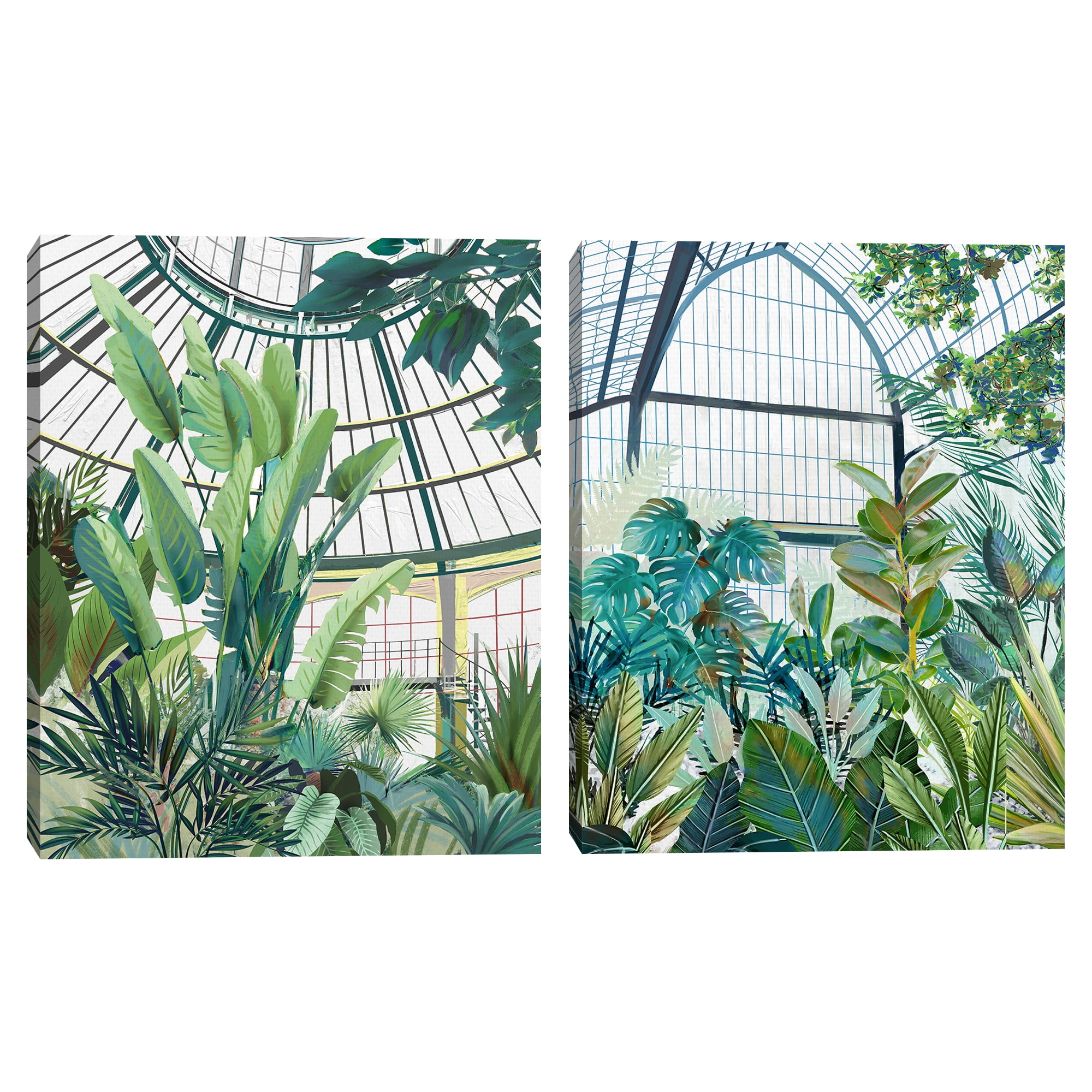 Greenhouse I & II by Studio Arts Canvas Art Print