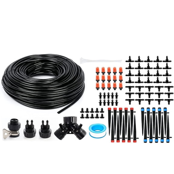 Greenhouse Micro Drip Irrigation Set Watering System Distribution Tubing Hose