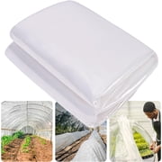 Greenhouse Plastic Sheeting, 6.5 x 10 FT 6 mil Clear Greenhouse Film, UV Resistant Plastic Sheeting Heavy Duty, Polyethylene Green House Plastic Cover for Farms, Garden, Agriculture