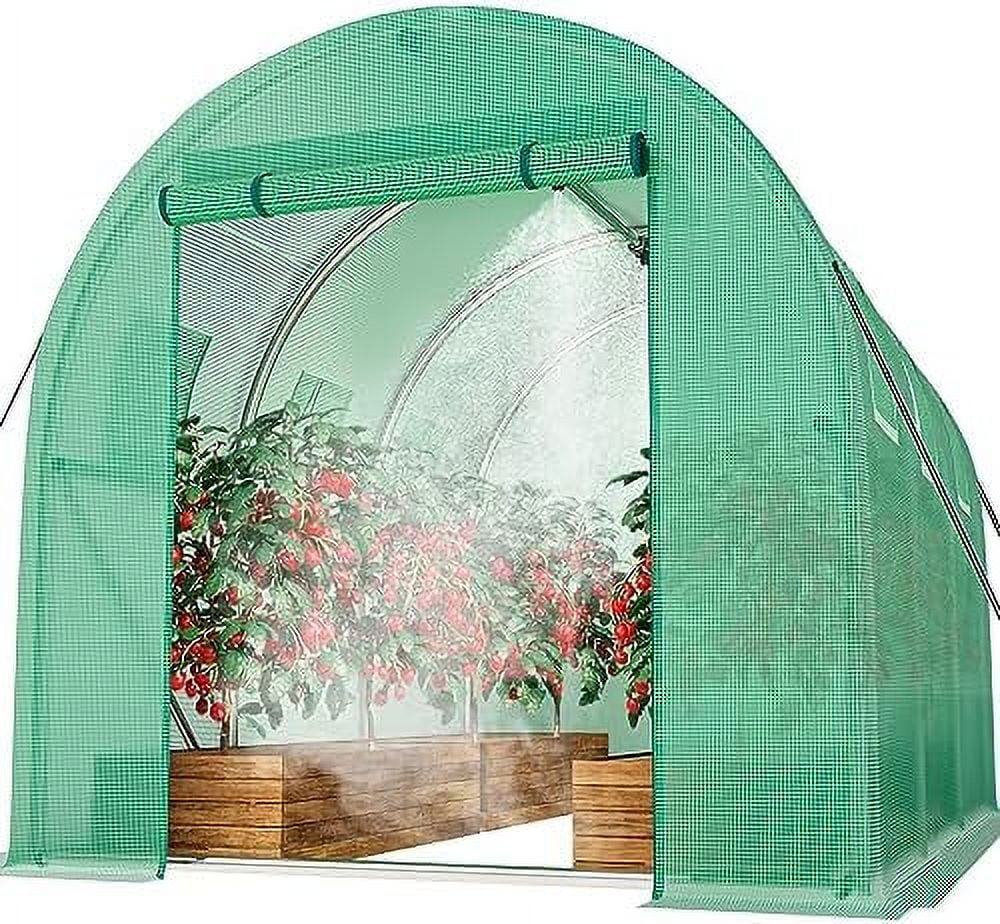Greenhouse W/ Watering System Heavy Duty Green House Large Tunnel