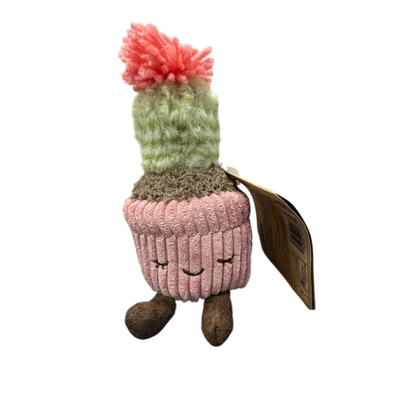 Greenhouse by Russ, Flowering Cactus, 6 inch succulent stuffed plush