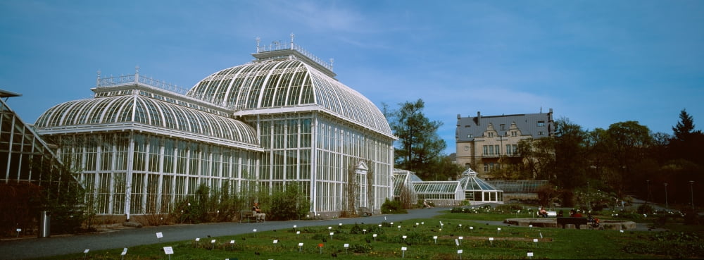 Greenhouse in a botanical garden Helsinki Finland Canvas Art - Panoramic Images (27 x 9)
