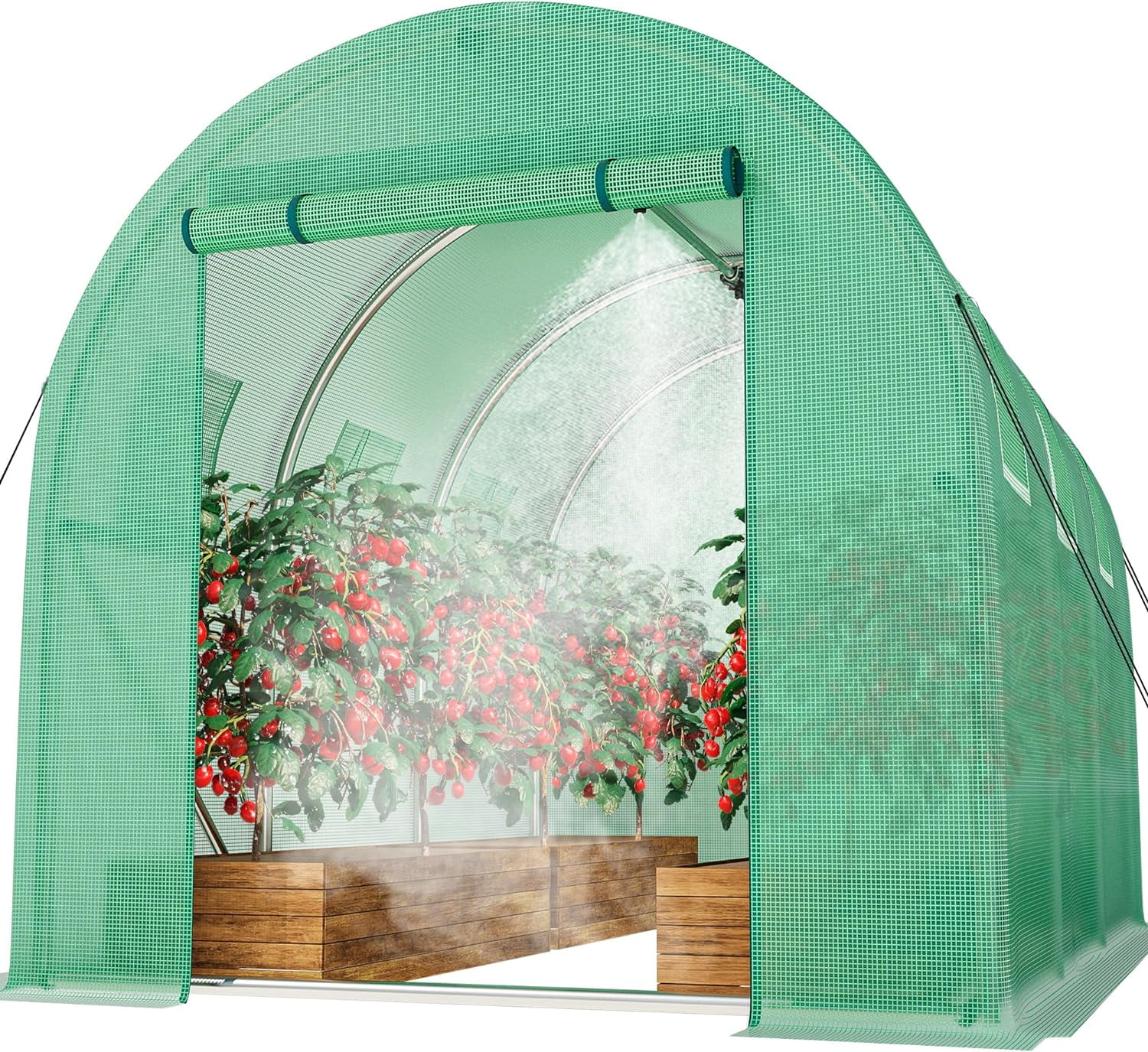 Greenhouse w/ Water System Heavy Duty Green House Large Tunnel