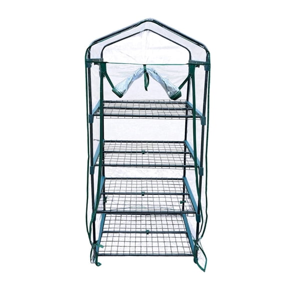 Greenhouse with Shelves