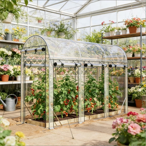 Greenhouses For Outdoors Hoop House Greenhouse,Walk-in Tunnel Greenhouse