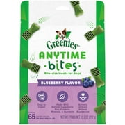 Greenies Anytime Bites Bite-Size Dog Dental Treats Blueberry, 10.3 oz