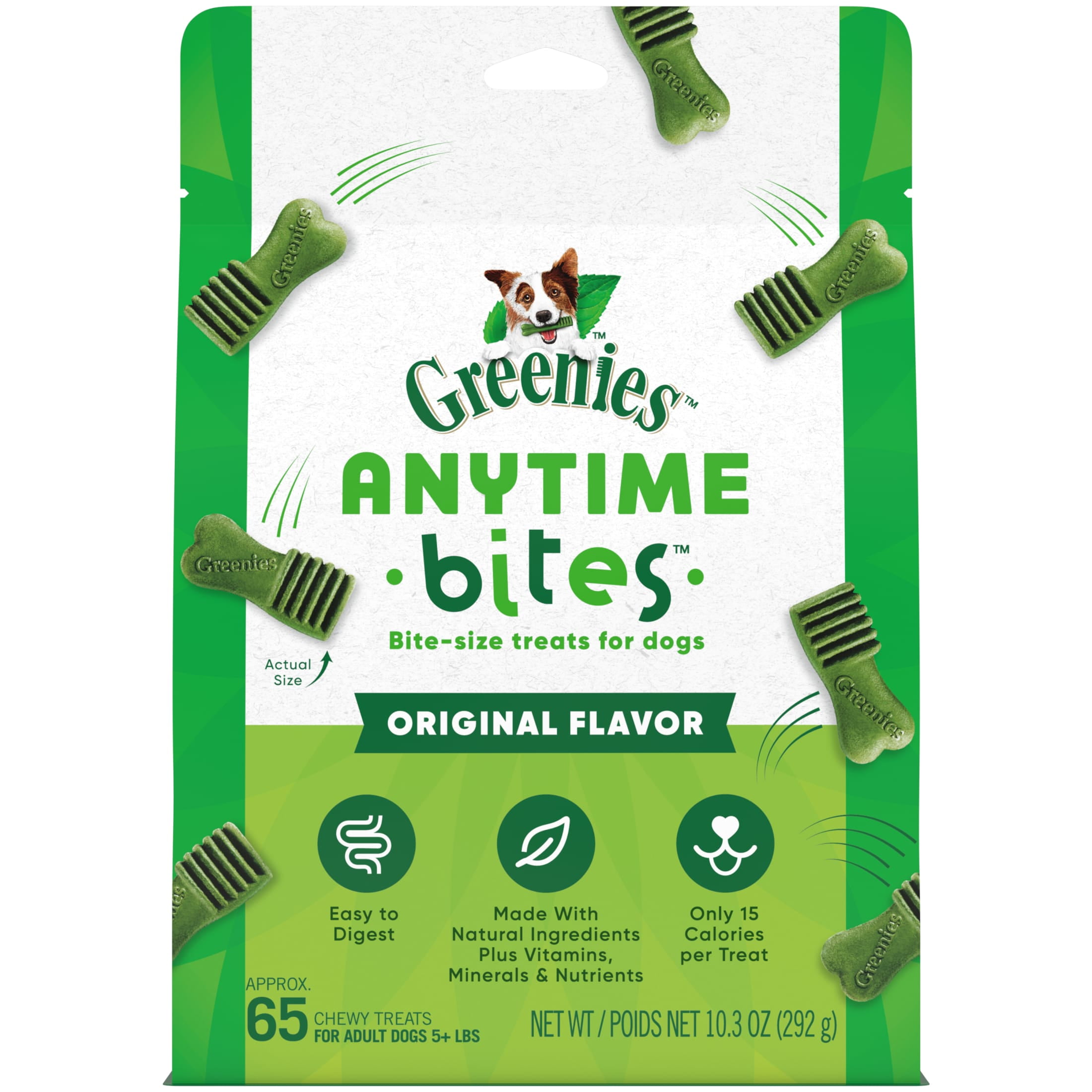 Greenies Anytime Bites Original Flavor Dental Dog Treats for Dogs 24 oz bad Walmart