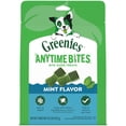 thumbnail image 1 of Greenies Anytime Bites Mint Flavor Bite-Size Dental Chew Treats for Dogs, 10.3 oz Pouch, 1 of 10