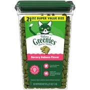 Greenies Feline Oven Roasted Chicken Flavor Adult Natural Dental Cat Treats, 21 oz Tub