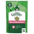 thumbnail image 1 of Greenies Feline Savory Salmon Flavor Adult Natural Dental Cat Treats, 2.1 oz Pouch, 1 of 8