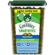 Greenies Feline Smartbites Tuna Flavor Healthy Indoor Cat Treats, 16 oz Tub