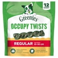 thumbnail image 1 of Greenies Occupy Twists Natural Dog Treats Regular Size, Chicken Flavor, 17.2 oz. Pack, 12 Count, 1 of 8