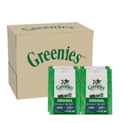 Greenies Original Flavor Dental Treats for Dogs, 18 oz Pouch 4 Pack