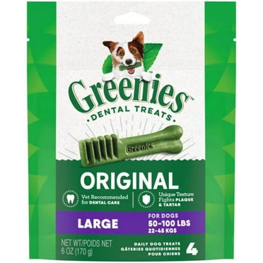 GREENIES Original Large Dental Treats, 4 Count Sample Pack