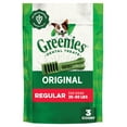 thumbnail image 1 of Greenies Original Flavor Adult Natural Dental Dog Treats Regular Size, 3 oz Pack (3 Count), 1 of 13